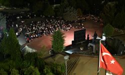 KSÜ’de Öğrencilerden Unutulmaz Açık Hava Sineması