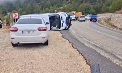 Kahramanmaraş’ta Yolcu Minibüsü Devrildi