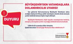 Büyükşehir’den Vatandaşlara Dolandırıcılık Uyarısı!