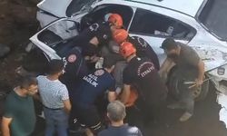 Kahramanmaraş’ta Kamyonla Çarpışan Otomobil Köprüden Uçtu