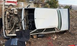 Kahramanmaraş’ta Devrilen Otomobil Sürücüsü Hayatını Kaybetti