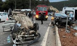 Kahramanmaraş’ta İki Otomobil Çarpıştı: Bir Araç Takla Attı