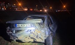 Kahramanmaraş’ta Takla Atan Otomobilde Sürücü Yaralandı