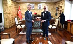 Afşin Belediye Başkanı Koray Kıraç, KSÜ Rektörü Prof. Dr. İbrahim Taner Okumuş’u Ziyaret Etti