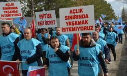 Afşin'de İşçi İsyanı! A Termik Santrali Önünde Sloganlar Yükseldi