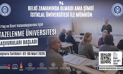 50 Yaş Üstüne Üniversite Kapısı; “Tazelenme Üniversitesi”ne Başvurular Başladı!