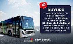 Büyükşehir’den 23 Nisan’da Ücretsiz Toplu Taşıma Hizmeti