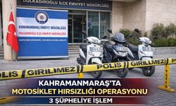 Gaziantep'ten Çalınan Motor Kahramanmaraş'ta Bulundu!