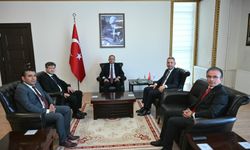 KSÜ Rektörü Okumuş’tan Afşin Kaymakamı Sarıdoğan’a Ziyaret
