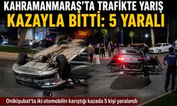 Kahramanmaraş’ta Makas Atarak İlerleyen Otomobiller Birbirine Girdi: 5 Yaralı