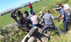 Kahramanmaraş'ta Kanala Uçan Araçta 4 Yaralı