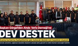 Başkan Görgel'den Ahde Vefa Derneği'ne Dev Destek!