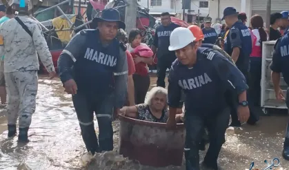 Meksika'da Sel: Ölü ve Yaralılar Var!