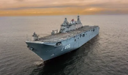NATO: TCG Anadolu Letonya Kıyılarında