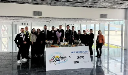 Milas-Bodrum Havalimanı Sezonun İlk Dış Hat Uçuşunu Karşıladı