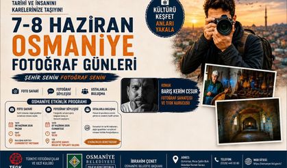 Osmaniye’de Fotoğraf Günleri Başlıyor