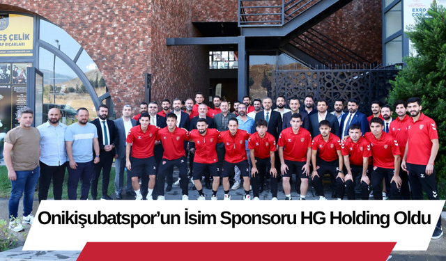 Onikişubatspor’un İsim Sponsoru HG Holding Oldu