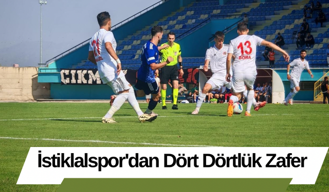 İstiklalspor'dan Dört Dörtlük Zafer