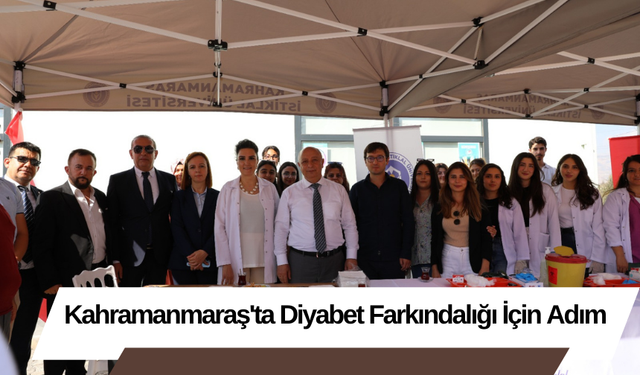 Kahramanmaraş'ta Diyabet Farkındalığı İçin Adım