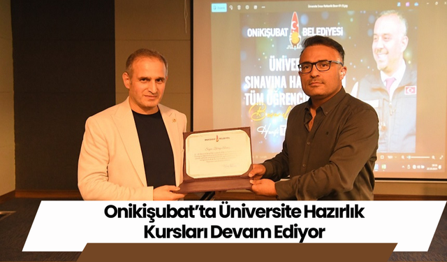 Onikişubat’ta Üniversite Hazırlık Kursları Devam Ediyor