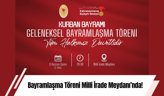 Bayramlaşma Töreni Milli İrade Meydanı’nda!