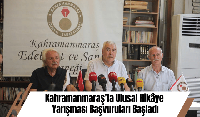 Kahramanmaraş’ta Ulusal Hikâye Yarışması Başvuruları Başladı
