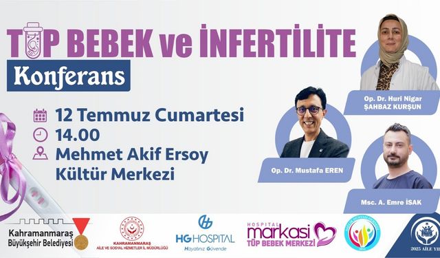 Kahramanmaraş’ta “Tüp Bebek ve İnfertilite” Konferansı Düzenleniyor