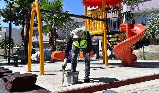 Dulkadiroğlu’nda Çocuk Oyun Alanları Yenileniyor