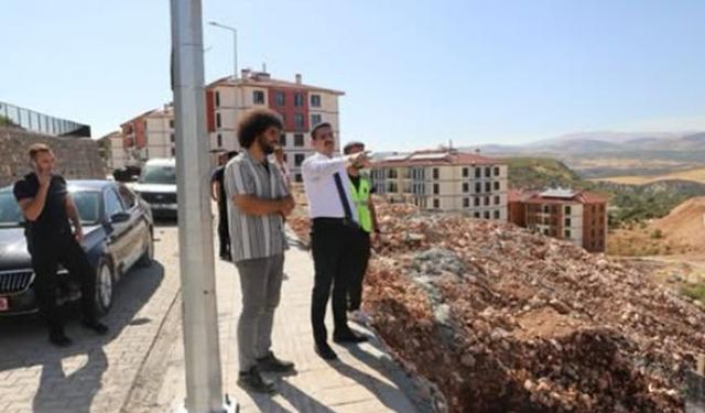 Kaymakam Teke, TOKİ Deprem Konutlarını Yerinde İnceledi