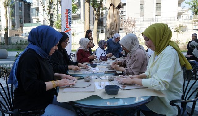 Pusula Maraş’ta Gençler Seramikle Buluştu