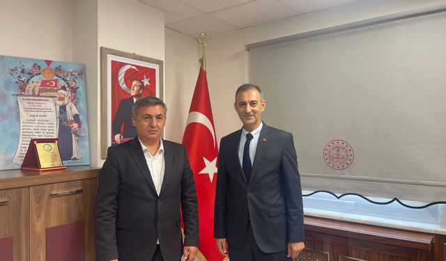 Hiçyılmaz’dan Dulkadiroğlu İlçe Milli Eğitim Müdürü Mart'a Ziyaret