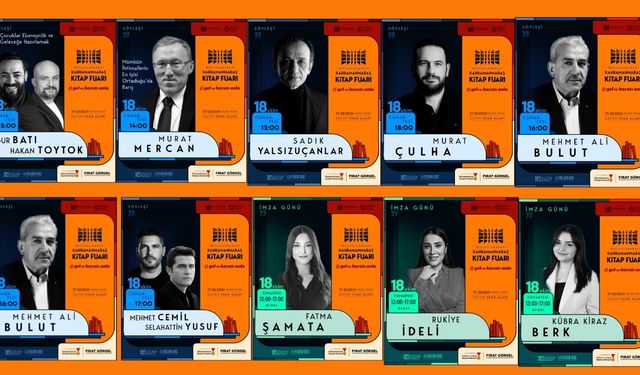 Kahramanmaraş Kitap Fuarı 2. Gün Programı