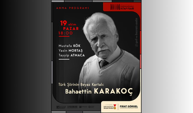 Kahramanmaraş Kitap Fuarı’nda Edebiyat Dolu Anma Günü