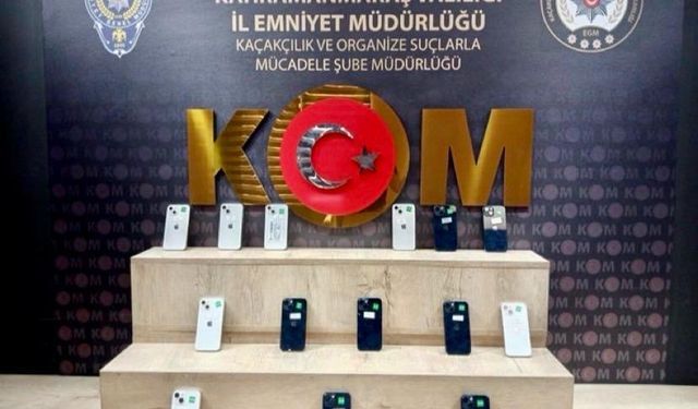 Kahramanmaraş’ta 650 Bin Boş Makaron ve Kaçak iPhone Ele Geçirildi