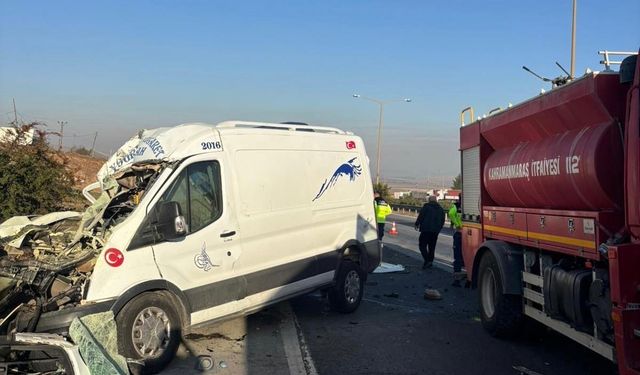 Kahramanmaraş’ta feci kaza: 1 Ölü, 1 Yaralı