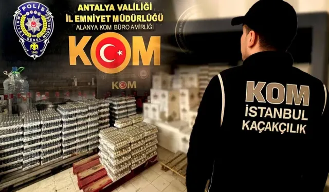 81 İlde Kaçak ve Sahte Alkol Operasyonu: 179 Şüpheliye Adli İşlem