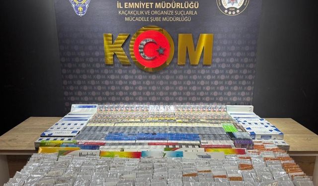 Kaçak Sigara ve Sahte Plaka Operasyonunda 4 Şüpheliye İşlem Yapıldı