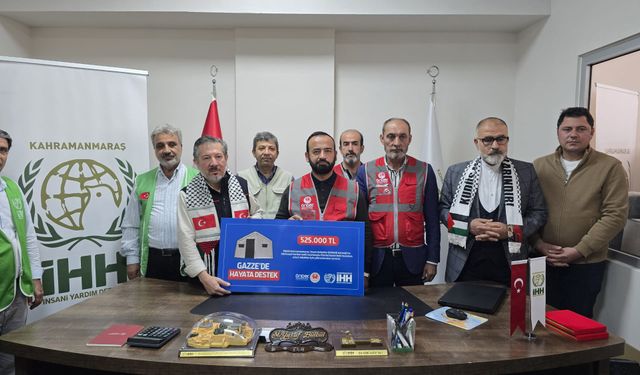 Kahramanmaraşlı İmam Hatipliler’den Gazze’ye Anlamlı Destek