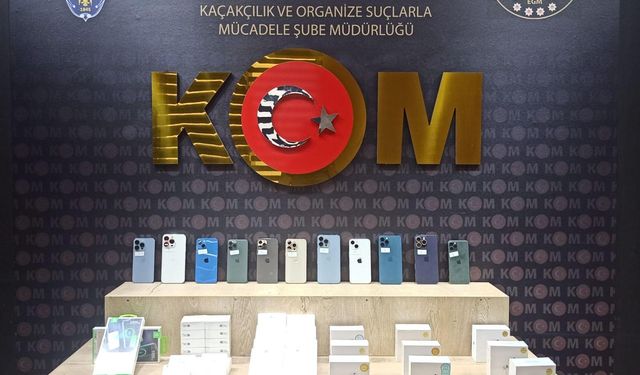 Kahramanmaraş’ta Kaçak Cep Telefonu Operasyonu