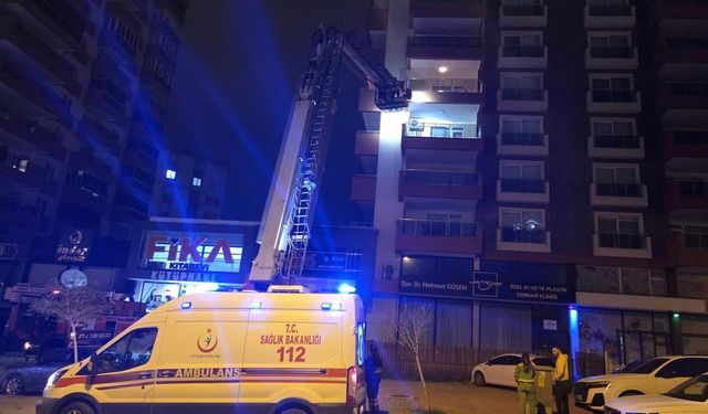 Kahramanmaraş’ta Apartman Otoparkında Korkutan Yangın