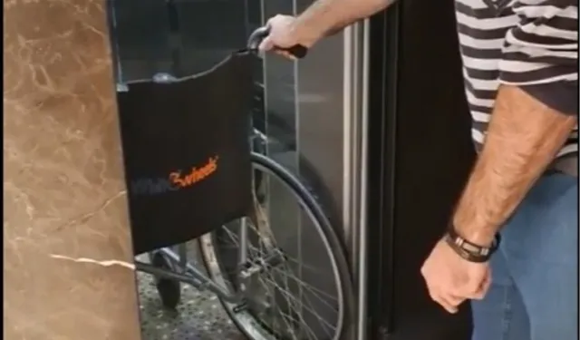 Asansör Düzenlemesi Engellileri Evine Kapattı!