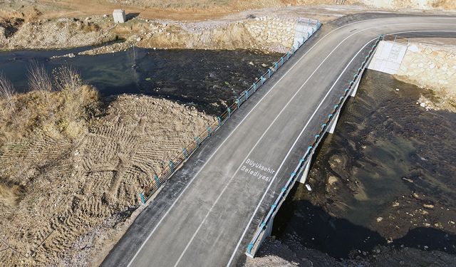 Büyükşehir, Göksun Temurağa Köprüsünü Tamamladı