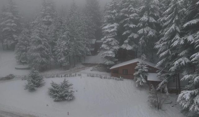 Kahramanmaraş’ta Kar, Doğayı Beyaz Örtüyle Kapladı