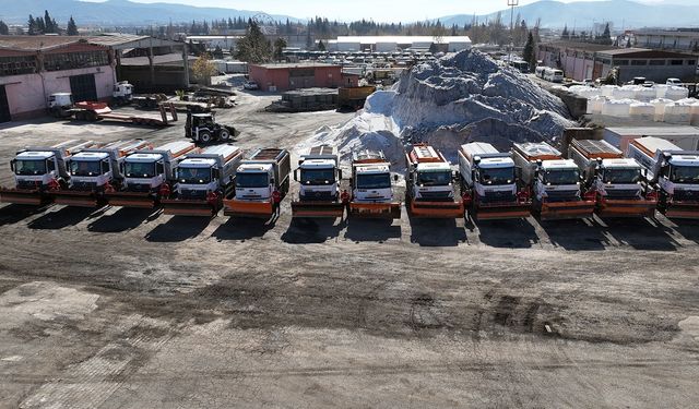 Kahramanmaraş Kışa Hazır: 222 Araç ve 330 Personelle Sahada!