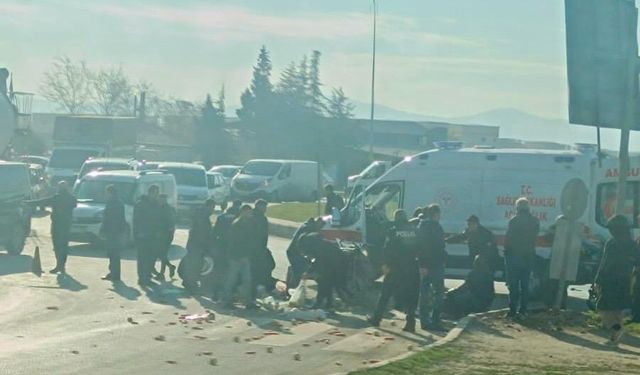 Kahramanmaraş’ta Motosiklet ile Taksi Çarpıştı: 2 Kişi Yaralandı