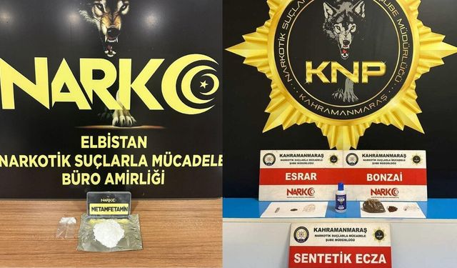 Kahramanmaraş Polisi Zehir Tacirlerine Göz Açtırmadı