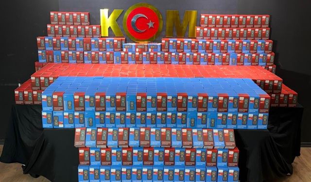 Kahramanmaraş'ta 3,5 Milyon TL Değerinde Ürün Ele Geçirildi