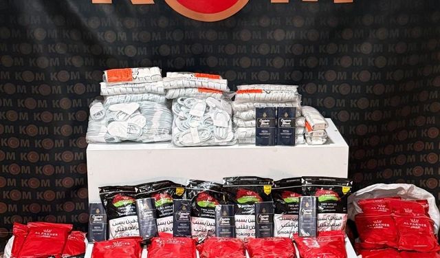 Göksun’da Kaçak Tütüne ve Emtiaya Büyük Darbe