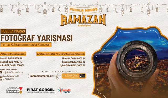Pusula Maraş’tan Gençlere Ramazan Temalı Ödüllü Fotoğraf Yarışması