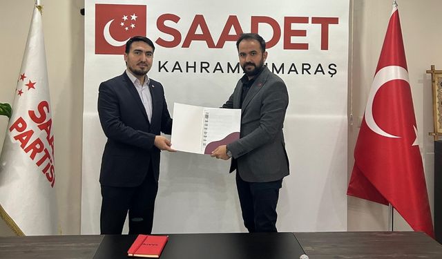 Saadet Onikişubat İlçe Başkanlığında Bayrak Değişimi